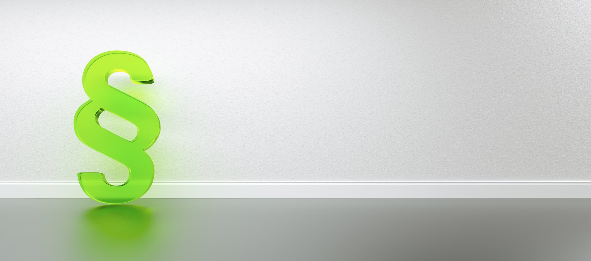 Paragraph Sign in a Courtroom